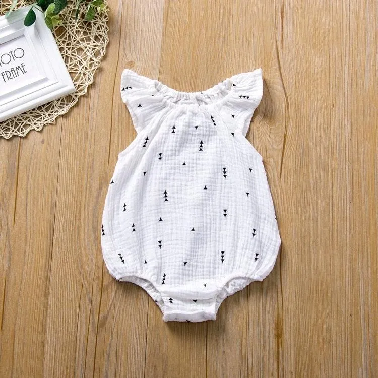 Adorable Cartoon Print Jumpsuit for Baby Girls