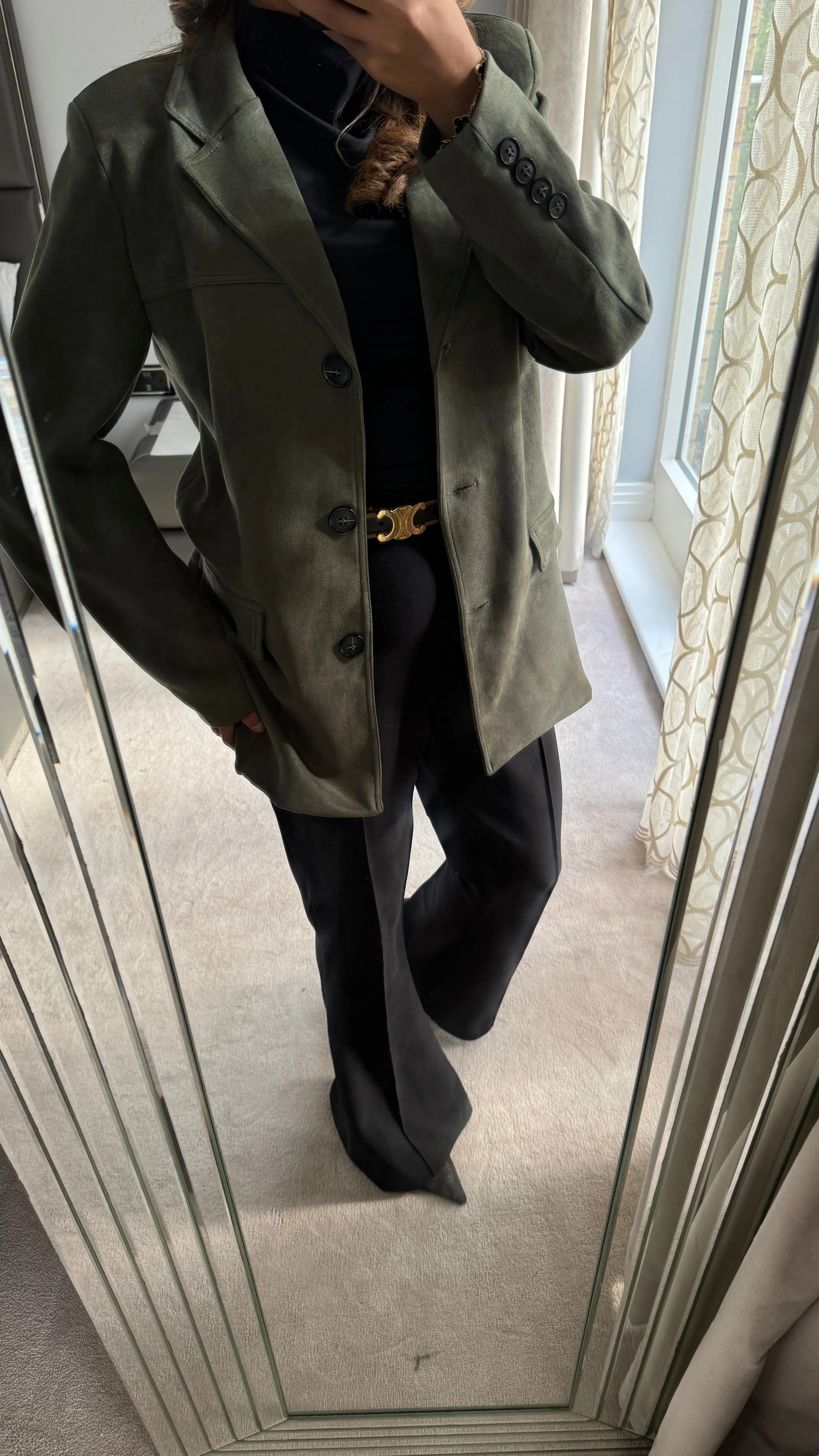 Arana blazer in olive