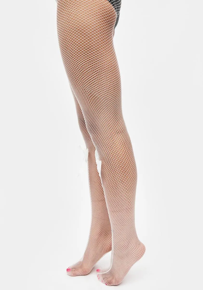 Fishnet Stripe Tights