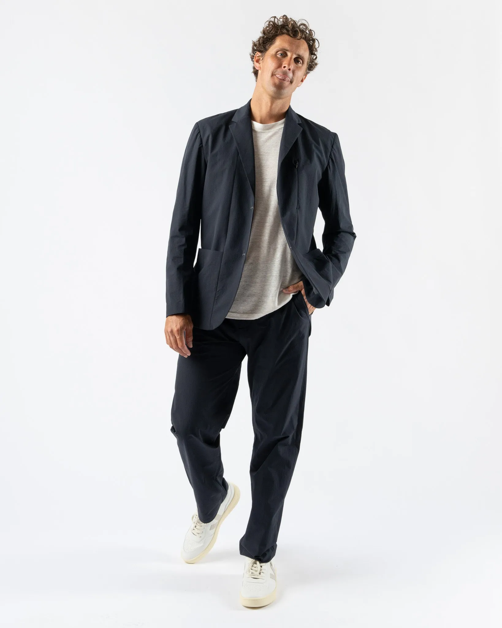 Norse Projects Emil Travel Light in Dark Navy